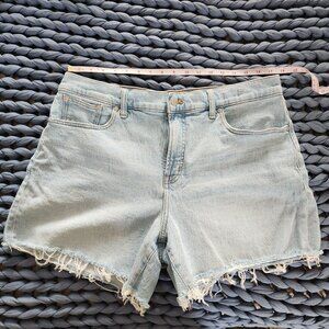 Madewell Light Blue Denim Women Shorts